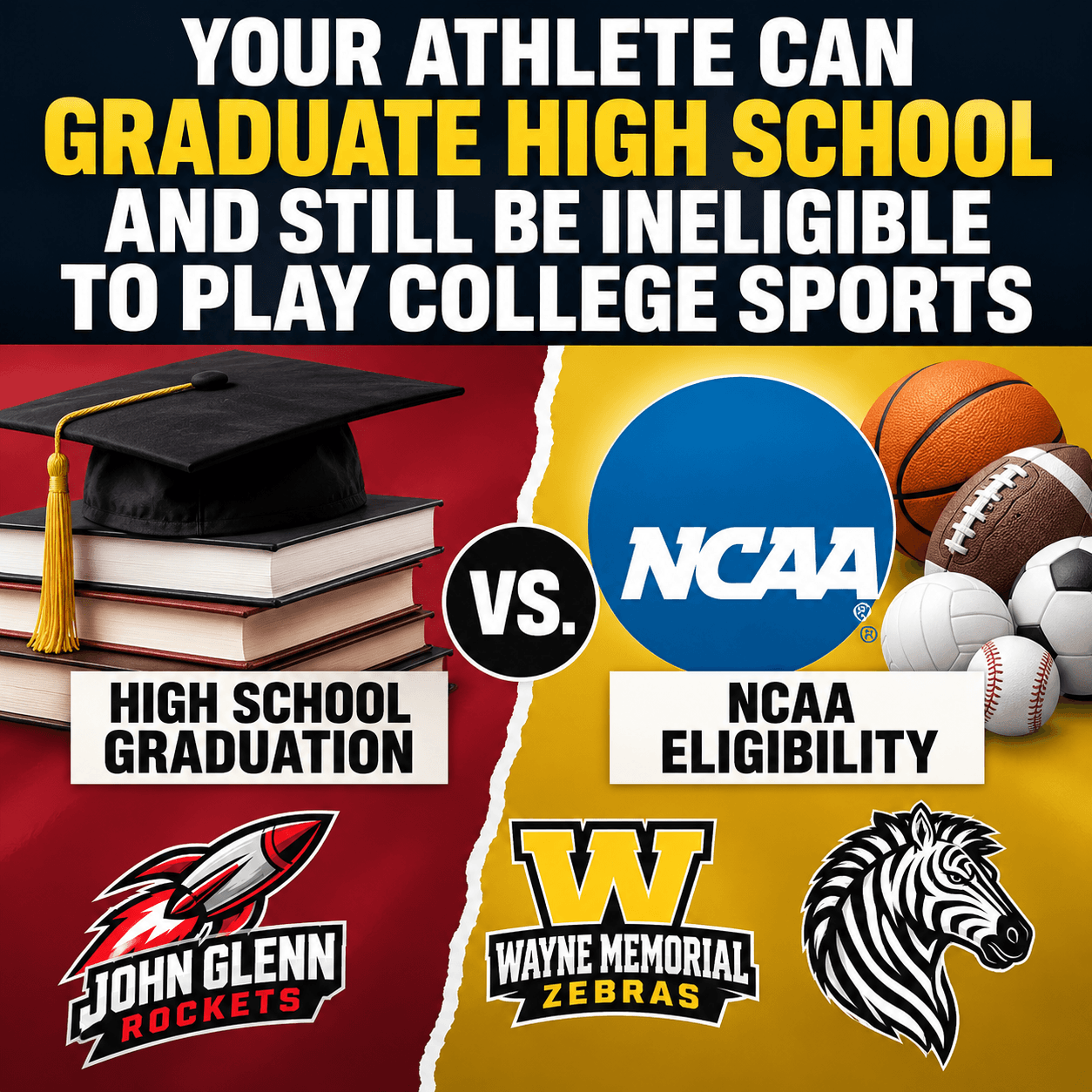 HIGH School Vs NCAA